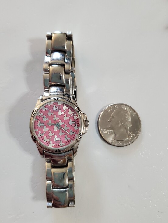 Vintage Disney Time Works Silver Mickey Mouse Watch main image 9